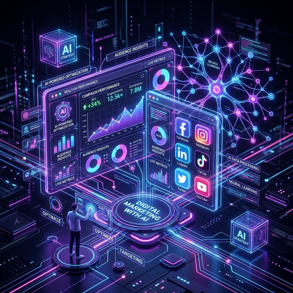 Digital marketing with AI course training session at NMD Pune